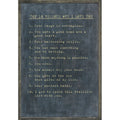 Top 10 Reasons I Love You (Grey Wood) - Custom Art Print