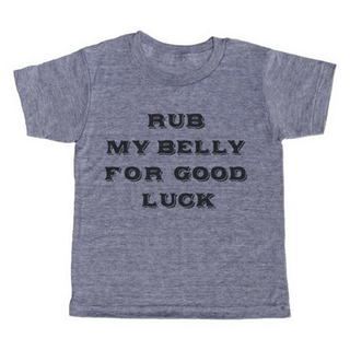Rub My Belly For Good Luck T-Shirt Kids