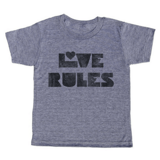 Love Rules T-Shirt Kids