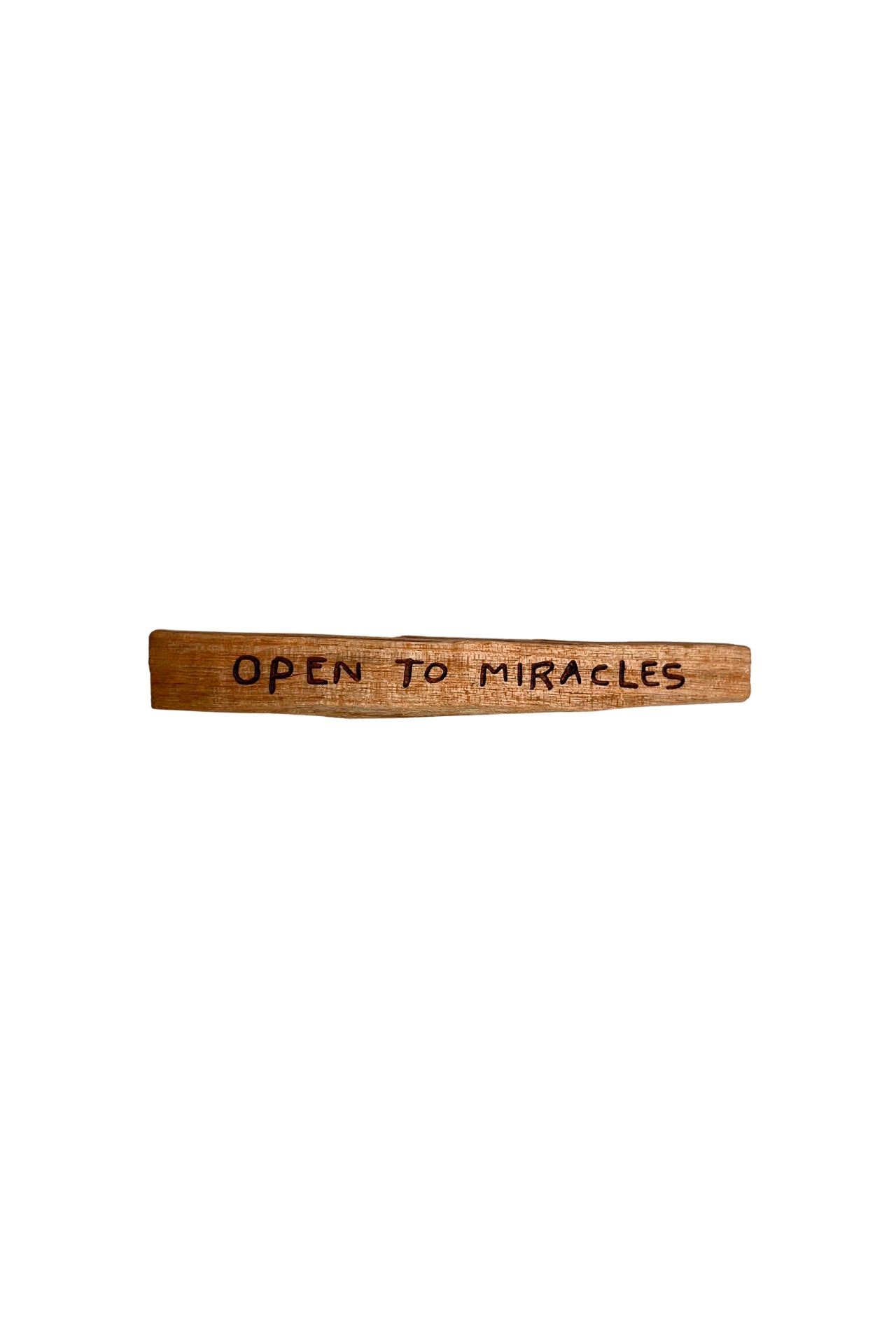 Palo Santo Stick With Mantra-Open To Miracles