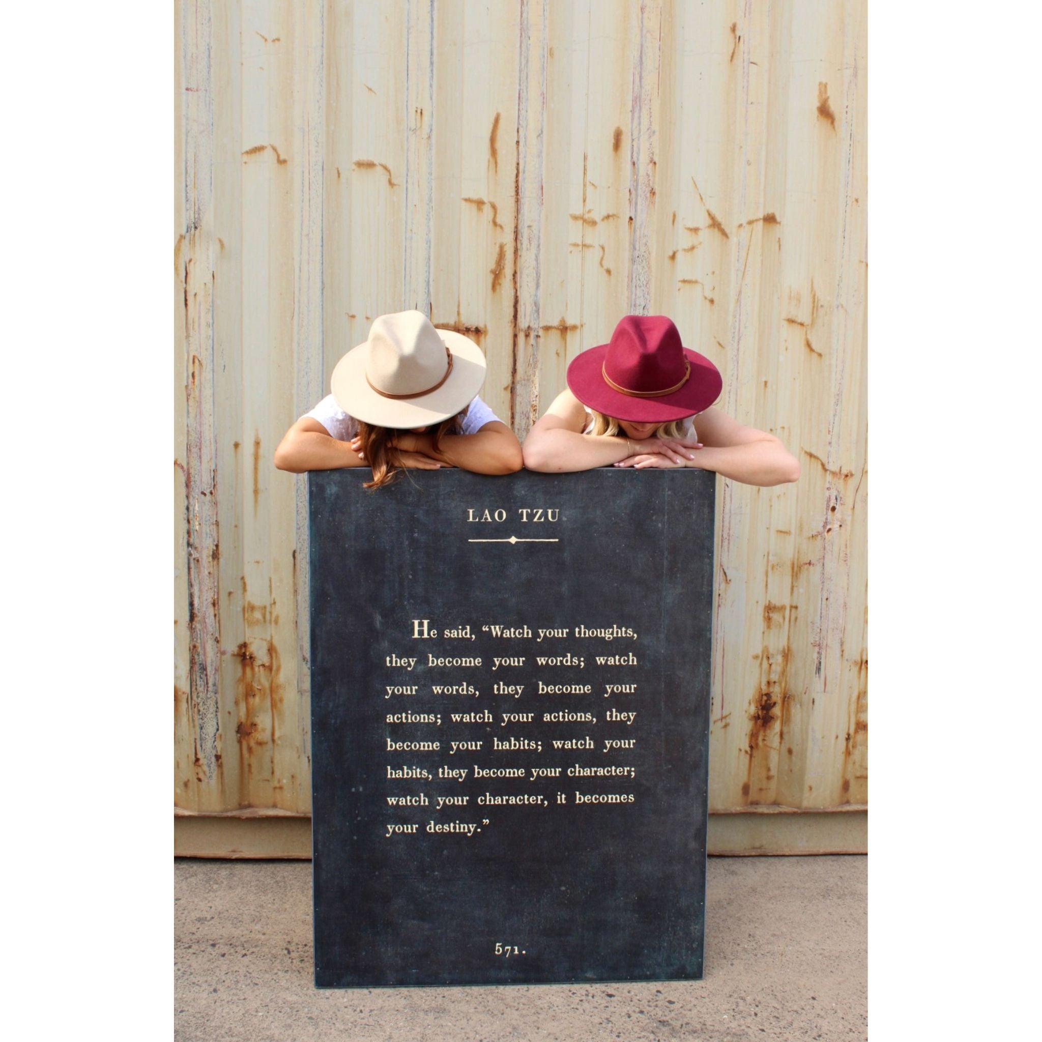 Lao Tzu Book Collection (Gallery Wrap) Art Print
