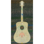 Vertical Guitar Legend Two Art Print (Gallery Wrap)