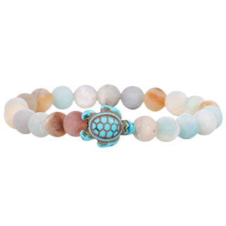 Track a Sea Turtle Bracelet - Sky Stone