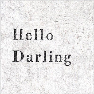 Hello Darling Art Print - Gallery Wrap