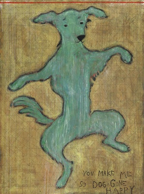 Dancing Dog - Art Print