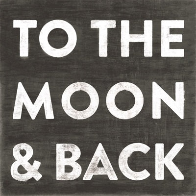 To The Moon and Back - Black