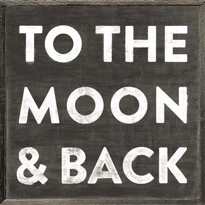 To The Moon and Back - Black