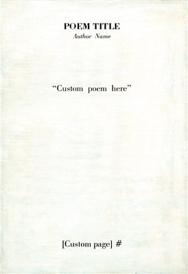 Poetry Collection - Custom - Art Print