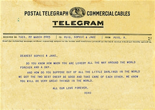 Custom Telegram Print - Art Print