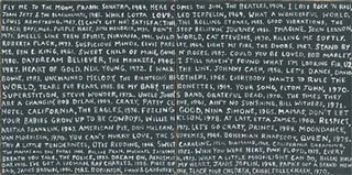 Playlist - Black - Art Print