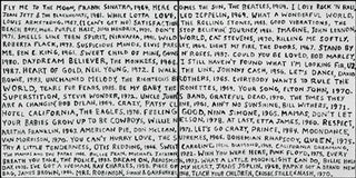 Playlist - White - Art Print