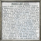 Honey Do List Art Print
