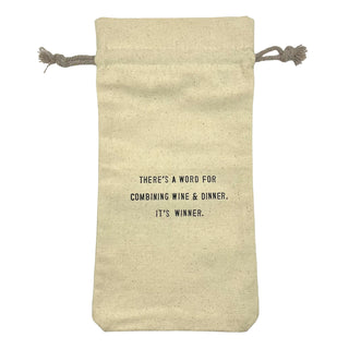 There's A Word (It's Winner) Wine Bag