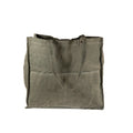 Distressed Canvas Tote-Army Green