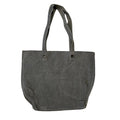Washed Canvas Tote- Mushroom