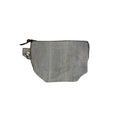 Washed Canvas Zip Bag- Stone