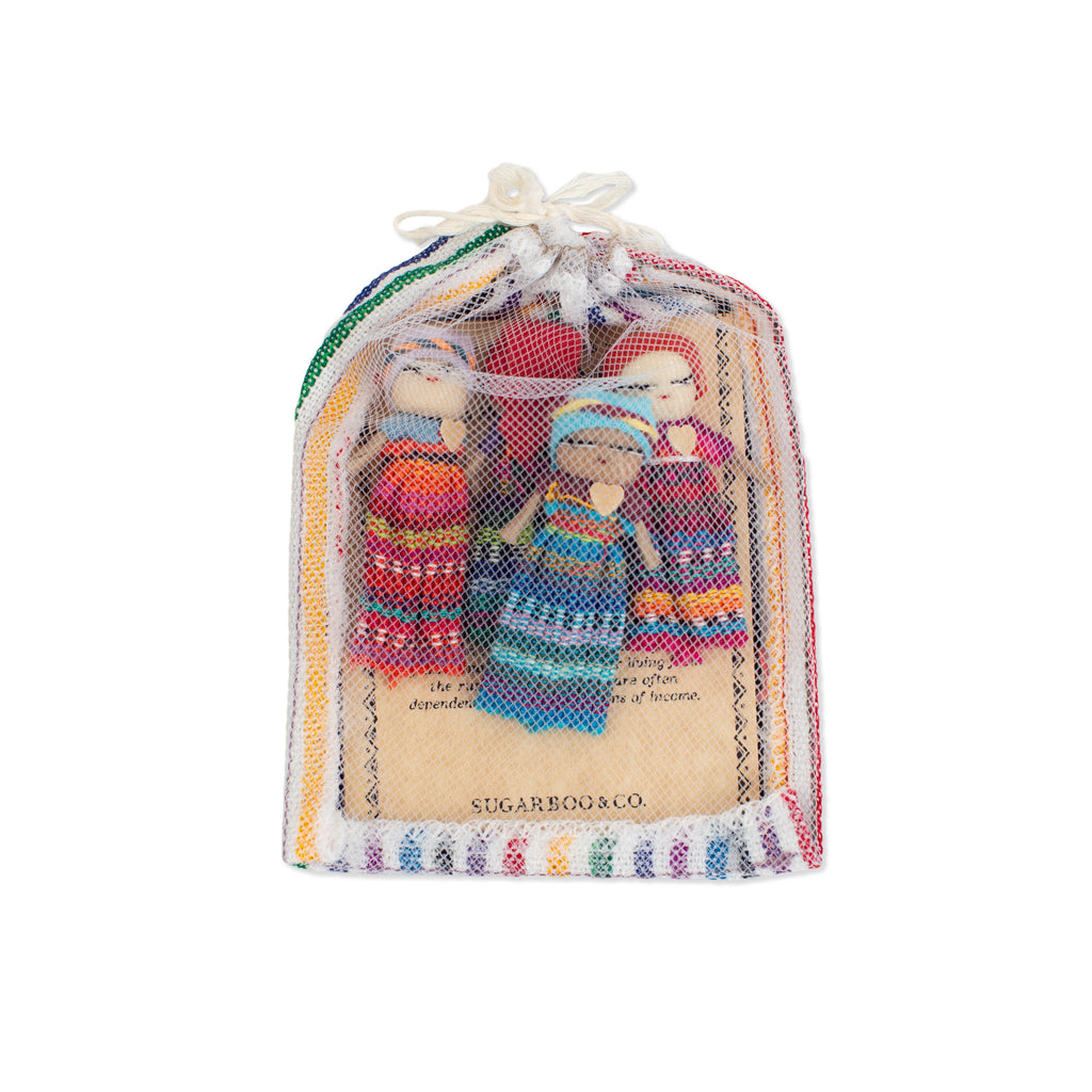 4 Worry Dolls in a Pouch – Sugarboo & Co