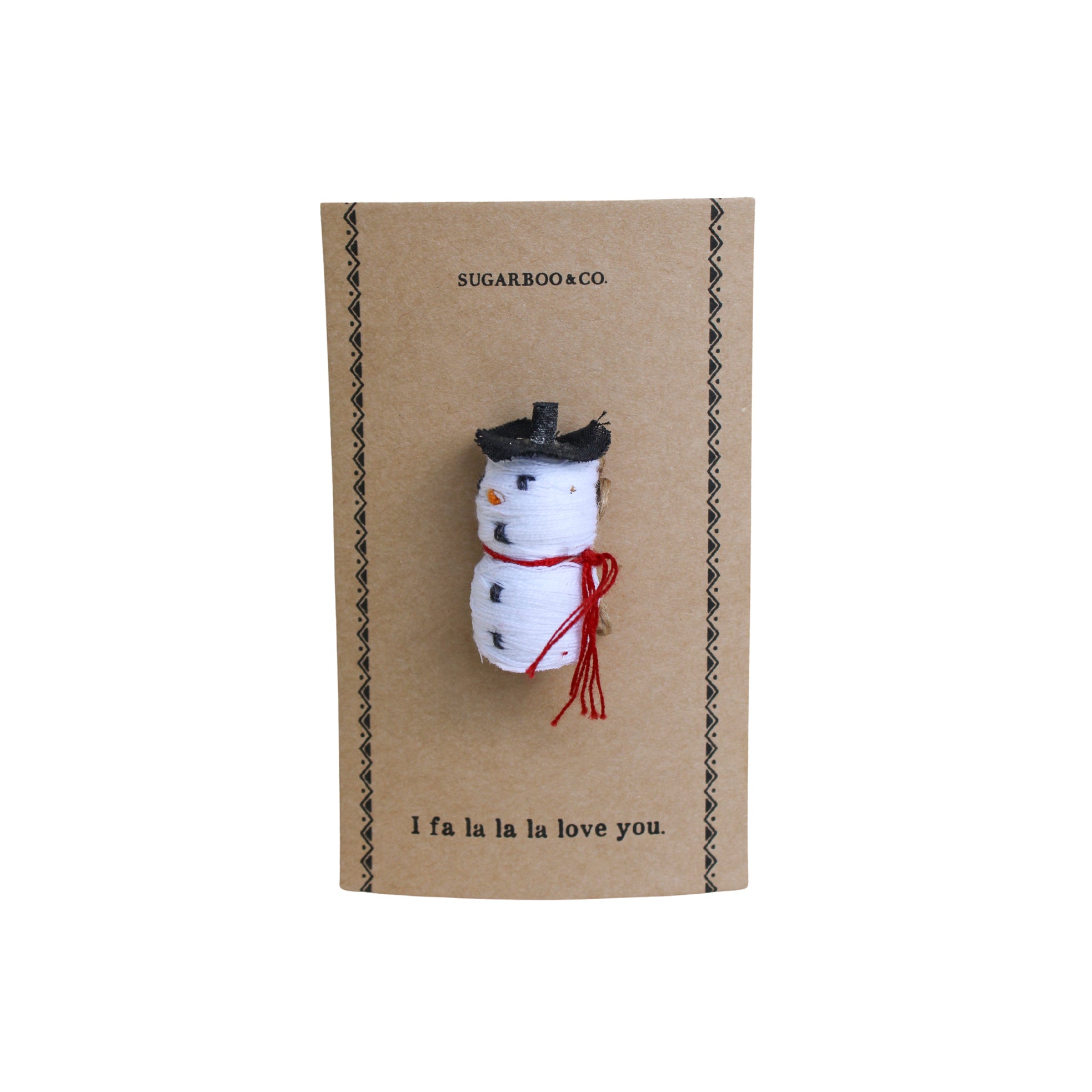 Worry Doll - Snowman Ornament