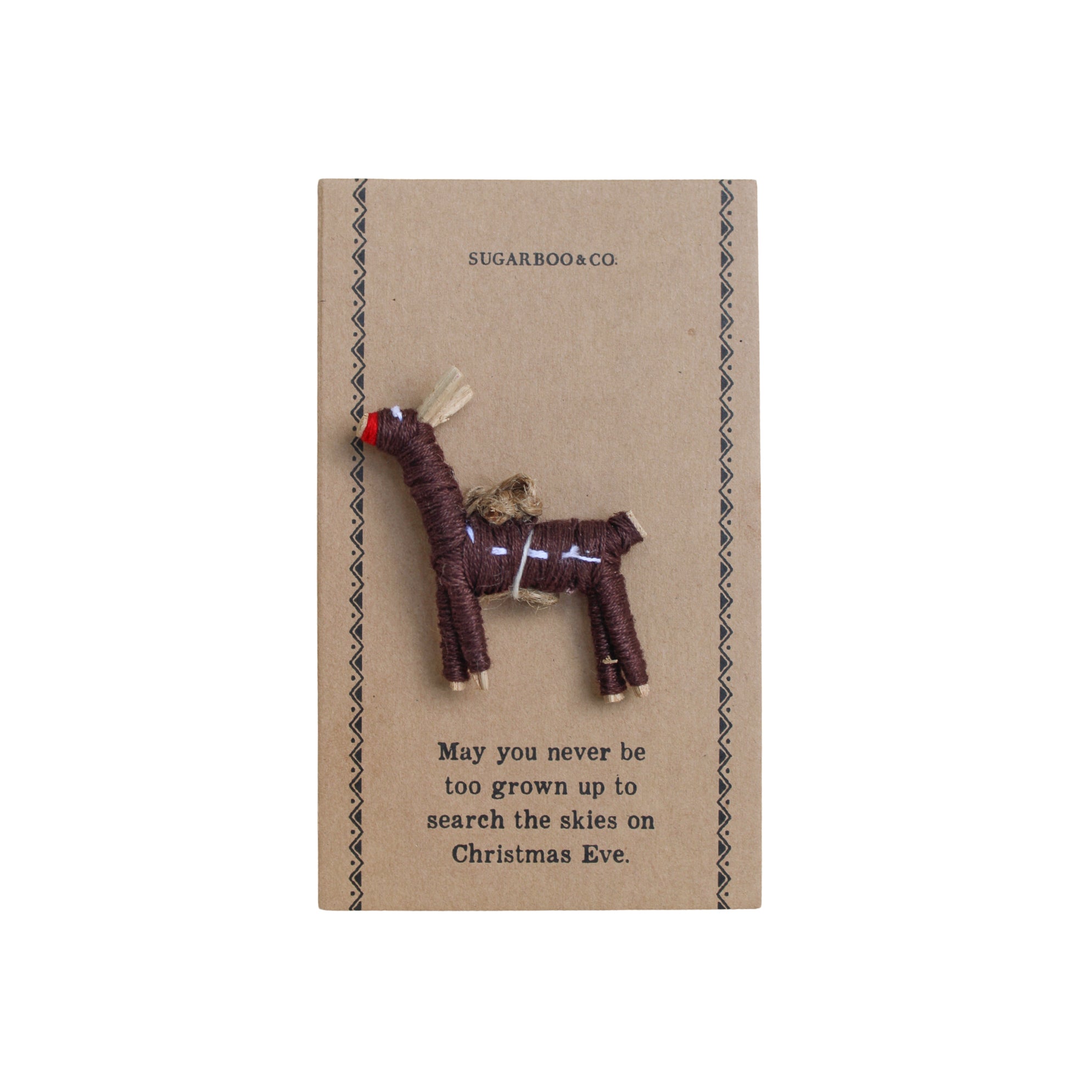 Worry Doll - Reindeer Ornament
