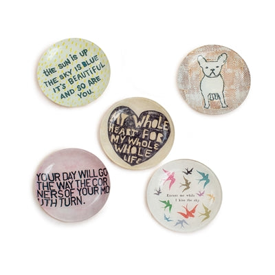 Round Decoupage Plates 6"