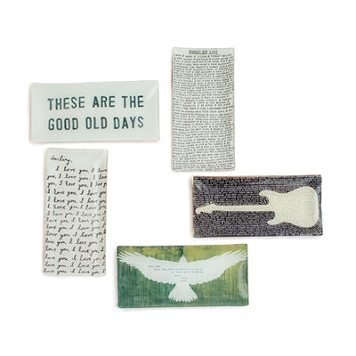 Small Rectangle Decoupage Plate