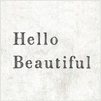 Hello Beautiful Art Print