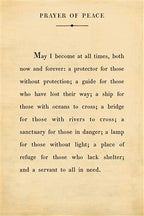 Prayer of Peace Art Print (Gallery Wrap)