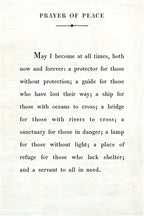 Prayer of Peace Art Print (Gallery Wrap)