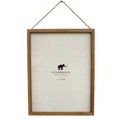 Wooden Frame 16"x12" With Jute-Natural Vertical