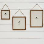 Wooden Frame 12"x12" With Jute-Natural