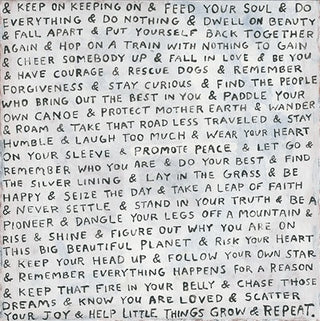 Honey Do List - Art Print - (Bottom Panel)