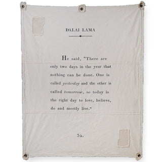 Canvas Wall Hanging - Dalai Lama - 46” x 57