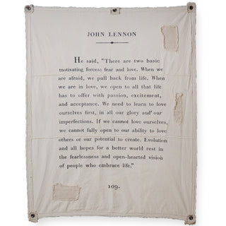 ***Wall Tarp - John Lennon - 46” x 57