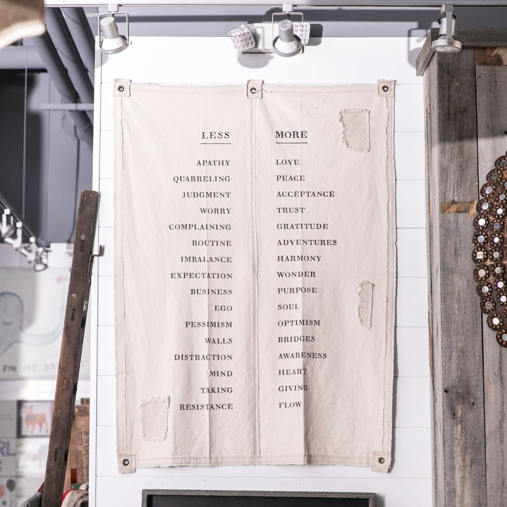 More/Less Canvas Wall Tarp - 46x57