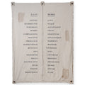 Canvas Wall Hanging - More/Less - 46” x 57