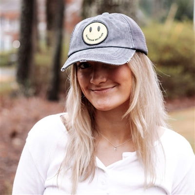 ***Daydream Believer Smiley - Black Sugarboo Hat Black