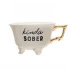 White Stoneware Footed Teacup 2nd Edition