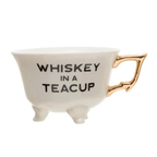 White Stoneware Footed Teacup 2nd Edition