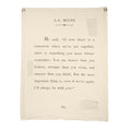 Canvas Wall Hanging - A.A. Milne - 31.5" x 40"
