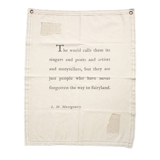 ***L.M. Montgomery Canvas Wall Hanging 31.5" x 40"