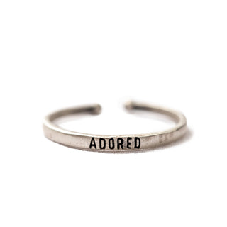 ***Adored Stackable Ring - Adjustable