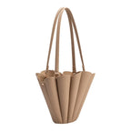Shellie Nude Recycled Vegan Leather Shoulder Bag