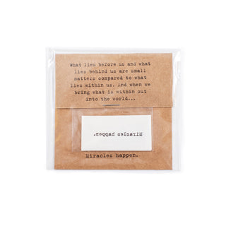 ***Miracles Happen Temporary Tattoo - 2 Pack