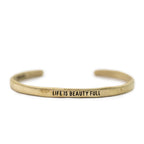 Articles of Love Collection - Brass Cuff
