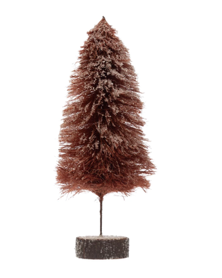 ***Sisal Bottle Brush Tree - Mulberry