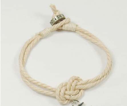 ***Rope Knot Bracelet Natural