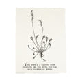 ***Your Mind Is A Garden Botanical Handmade Paper Print