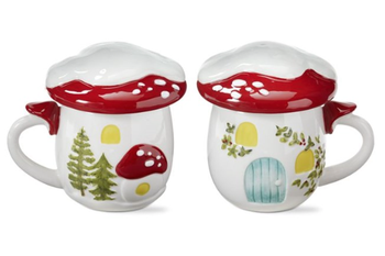 Spotted Red Lid Mushroom Mug