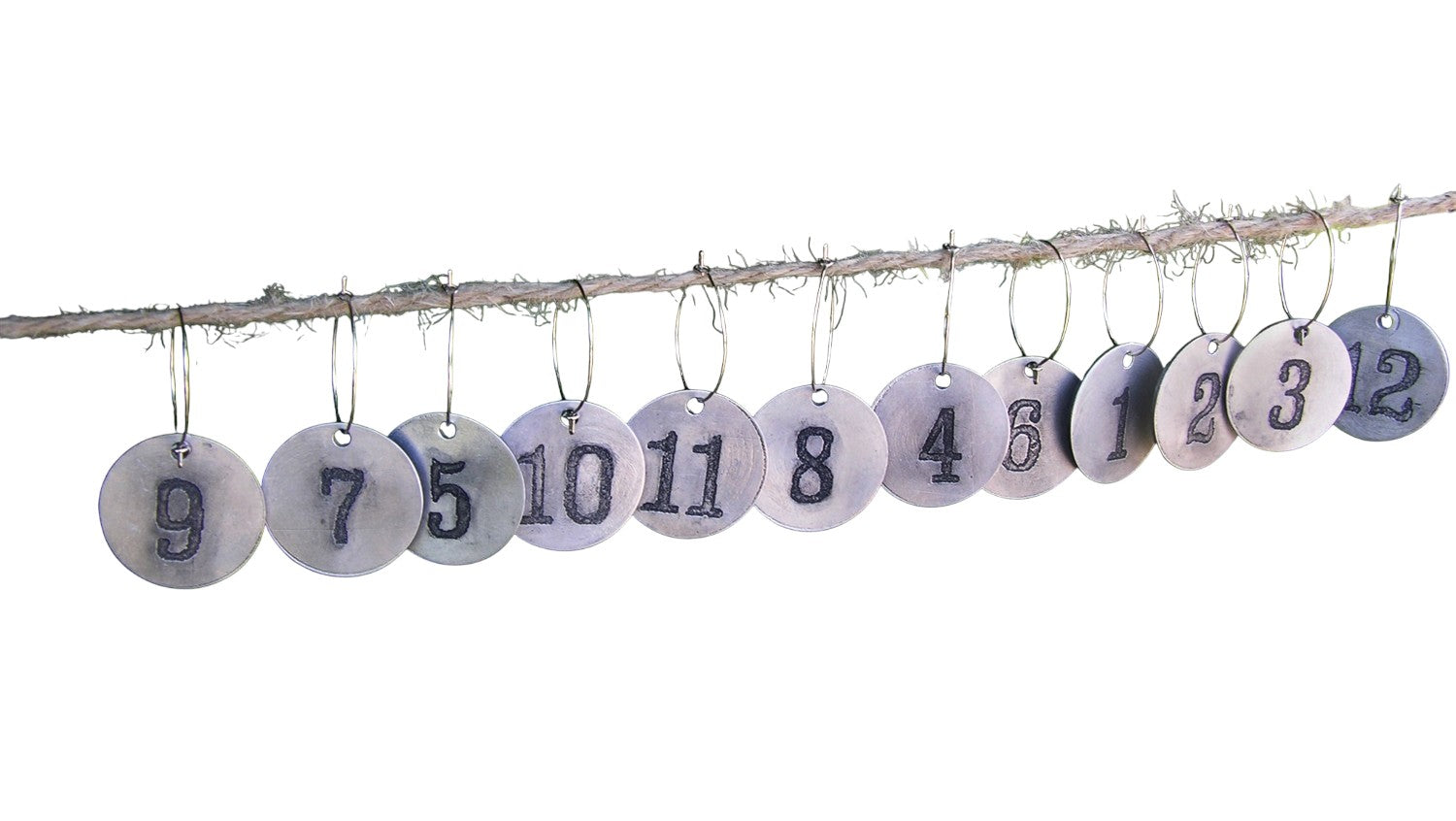 ***Wine Number Charms