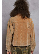 Pocket Front Corduroy Trucker Jacket